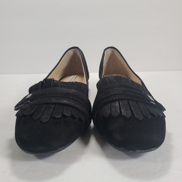 Alex Marie Black Suede Moccasin Flats Women's Size 7.5 - Picture 4 of 11